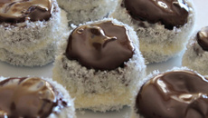 Mini entremet coco-chocolat