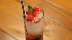 Mojito version fraise et sans alcool
