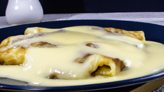 Crêpes fourrées au sabayon gratiné