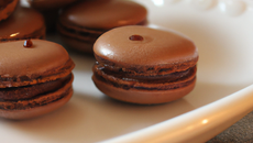 Macarons ganache au chocolat
