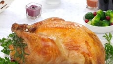 Dinde farcie aux boudins blancs truffes et pleurotes