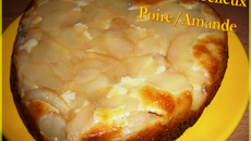 Gâteau moelleux  amande/poires