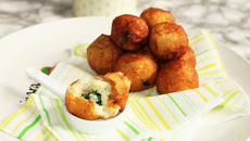 Boulettes pommes de terre épinards feta