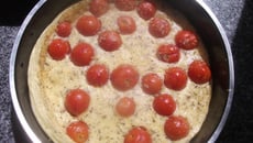 Clafoutis tomates cerises balsamique au cantal entre 2