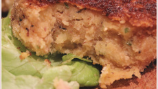 Galettes de pommes de terre et sardines