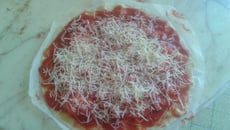 Pizza jambon fromage