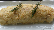 Filet mignon de porc en croûte de pommes de terre