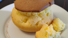 Blanc à manger d'œuf façon rocher soufflé