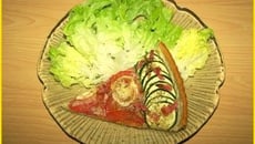 Tarte aux courgettes, tomates, lardons et chèvre