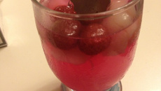 Gelée framboise, litchi et rose