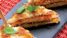 Croque-monsieur de Blue Belle au pesto et jambon Serrano