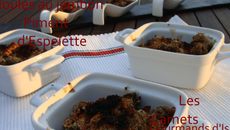 Moules au jambon et piment en mini cassolettes