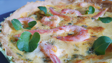 Quiche aux crevettes