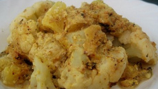 Chou-fleur épicé aux fruits secs