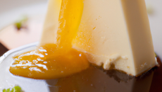 Panais-Fève Tonka sur Panna Cotta de Fourme d'Ambert