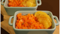 Salade de carottes à l'orange et au miel