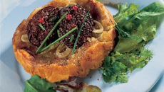 Tarte tatin au boudin noir