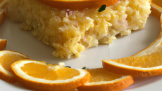 Gâteau de riz aux oranges