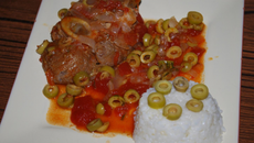 Jarret de veau aux olives