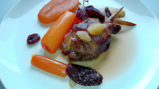 Fricassée de lapin aux fruits secs et canelle