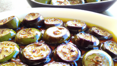 Aubergines marinées au vinaigre balsamique
