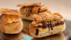 Eclairs gianduja et nougatine