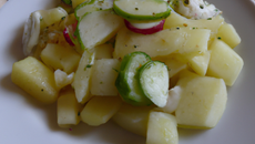 Salade patate concombre