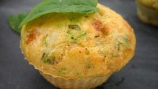 Muffins aux courgettes et à la menthe
