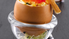 Brouillade aux œufs de saumon