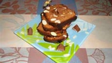 Cake au Toblerone, miel et amandes