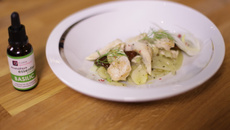 Fricassée de volaille au basilic