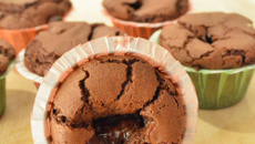 Fondant au chocolat et caramel