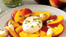 Mozzarella aux nectarines
