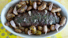 Rôti de bœuf au foie gras