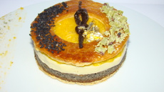 Sensation d'une galette "Inspiration Japonaise" sésame noir, Matcha et mandarine