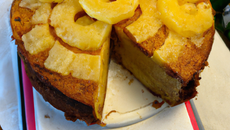 Gâteau de semoule à l'ananas