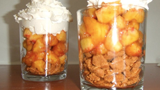 Verrine pêche-spéculos