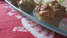 Petits cakes au basilic
