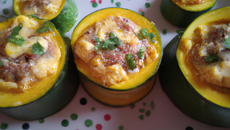 Courgettes farcies fraîcheur