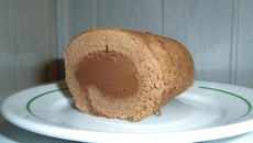 Gâteau roulé tout chocolat rapide