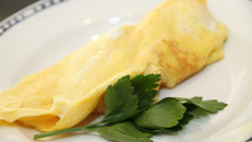 Omelette à la brandade de morue