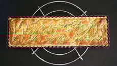 Tarte aux asperges sauvage