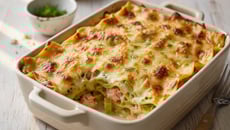 Lasagnes poireaux et saumon