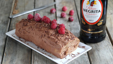 Roulé de crêpes au Rhum et chocolat