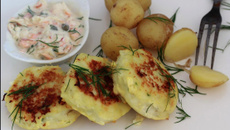 Fiskefrikadeller ou croquettes de cabillaud Norge à la danoise