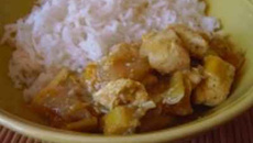 Curry de poulet à la mangue