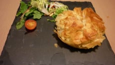 Croustade au foie gras & aux pommes