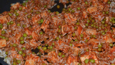 Riz poêlé au tofu