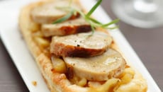 Tartelettes Poires et Boudin blanc