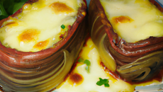 Gratin cornes de bœuf farcis